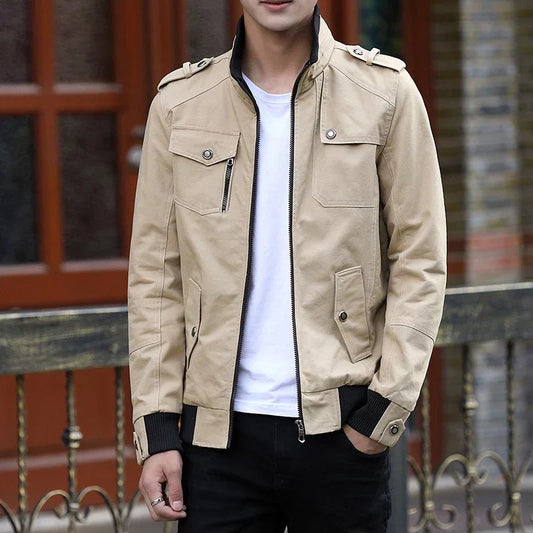 Henar – Veste Bomber Homme Décontractée à Fermeture Éclair