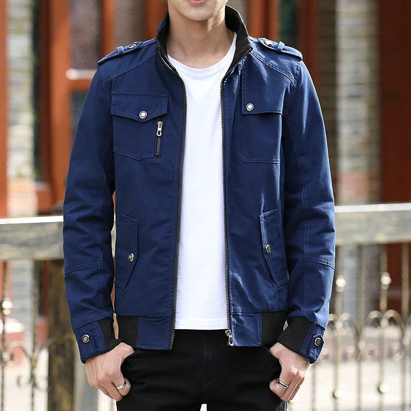 Henar – Ανδρικό Casual Μπουφάν Bomber με Φερμουάρ