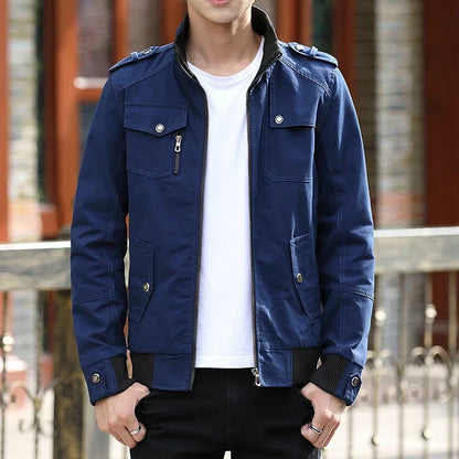 Henar – Ανδρικό Casual Μπουφάν Bomber με Φερμουάρ
