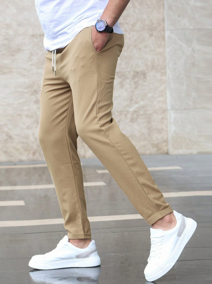 Hadrian - Pantalon pour homme à taille réglable avec poches