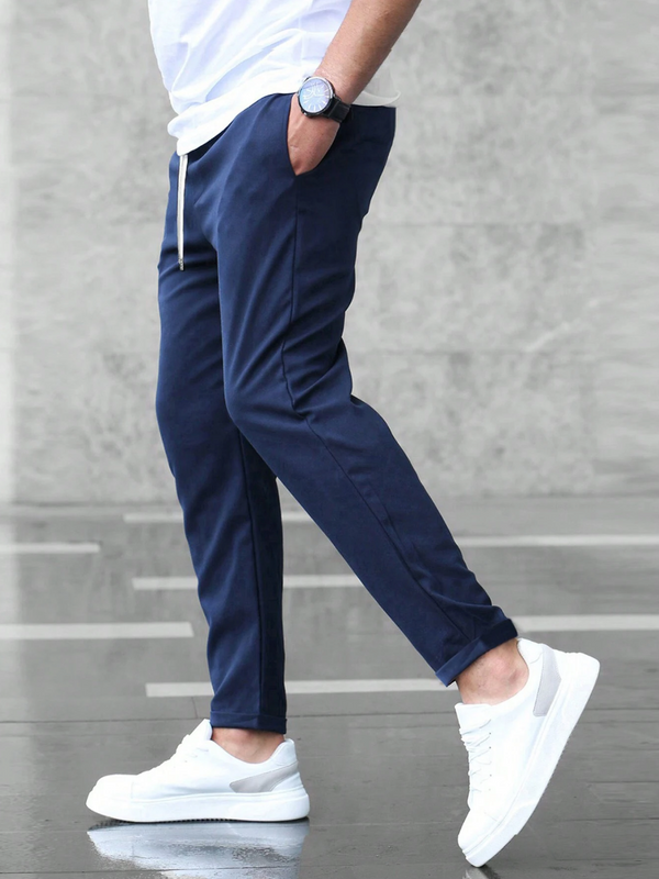 Hadrian - Pantalon pour homme à taille réglable avec poches