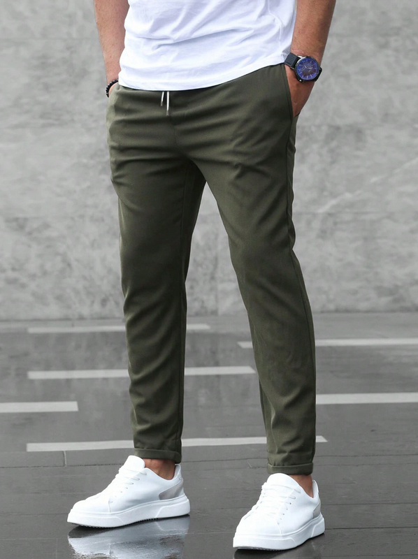 Hadrian - Pantalon pour homme à taille réglable avec poches