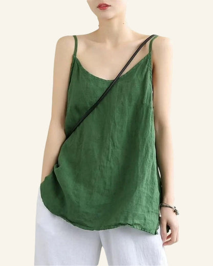 Selora - V Neck Sleeveless Tank Top