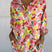 Virela - Damebluse med langærmet allover-print