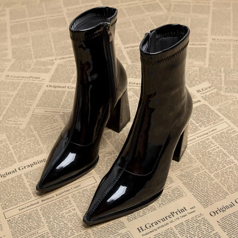 Calerra – Bottines à talons hauts pour femmes
