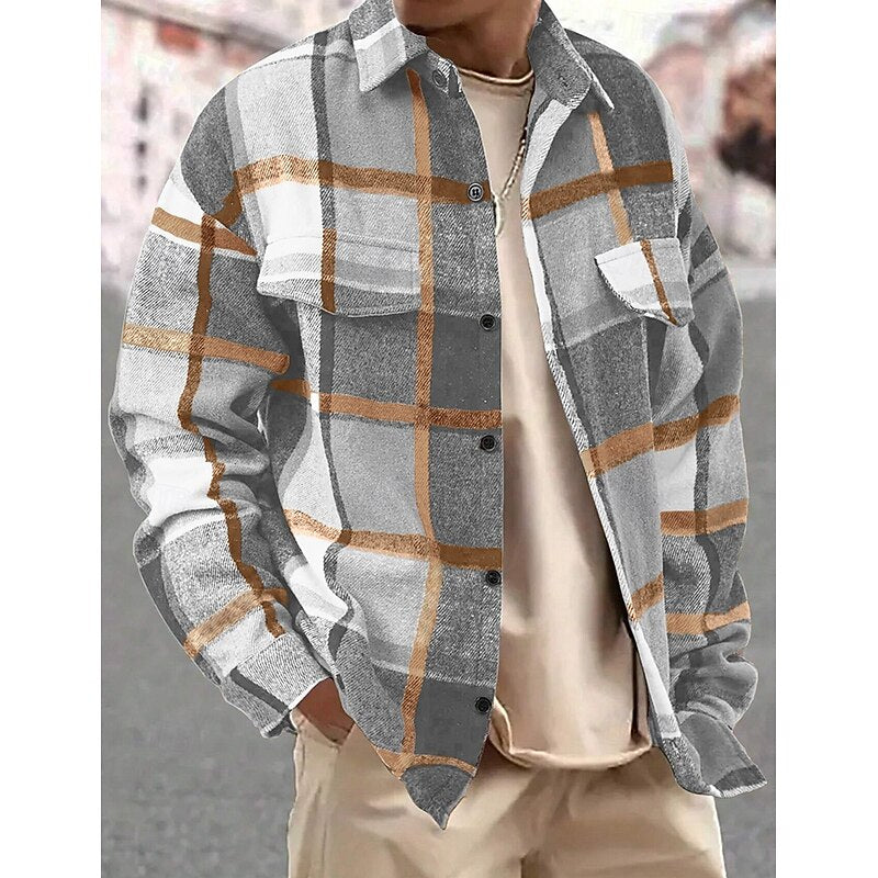 Cormac | Rugged Check Overshirt - Image 4