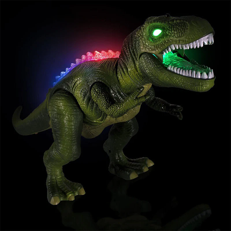 RC Walking Roaring Dinosaur Toy Lights Sounds - Image 5