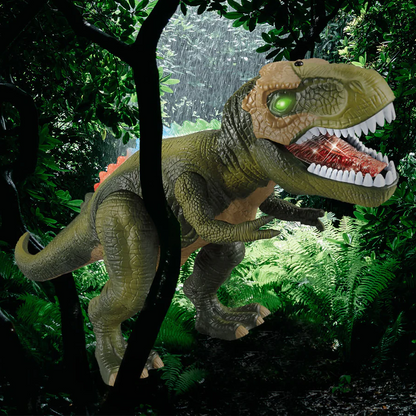RC Walking Roaring Dinosaur Toy Lights Sounds - Image 6