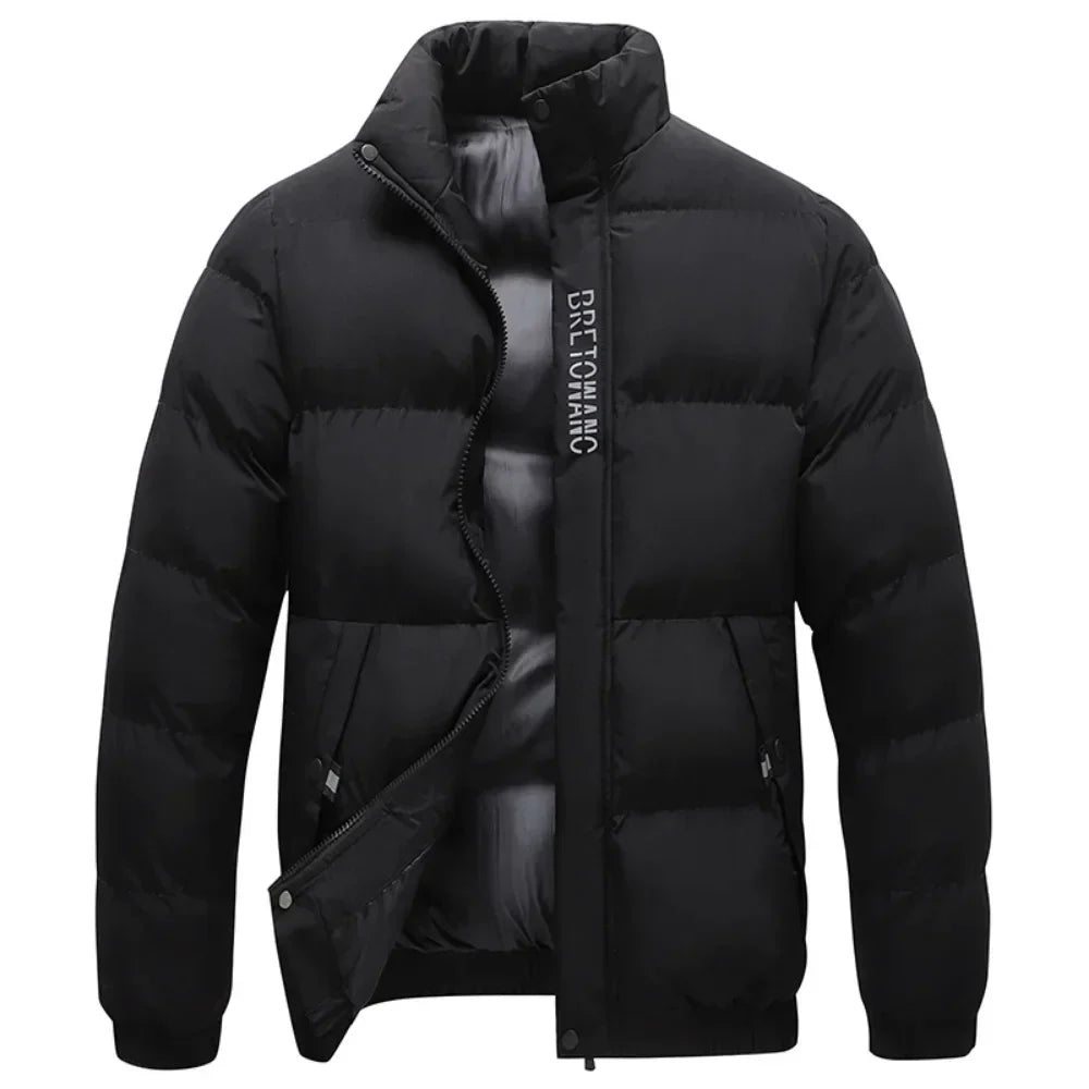 Nathan – Veste Homme Résistante aux Intempéries avec Col Structuré