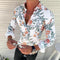Kaelano - Camisa hawaiana floral de manga larga para hombre