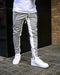 Zaviero - Pantalon de jogging homme à rayures contrastées