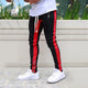 Zaviero - Pantalon de jogging homme à rayures contrastées