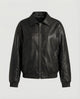 Serenna - Womens Casual Leather Jacket With Studs