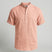 Men's Linen Short Sleeve Mandarin Collar Shirt - Image 6