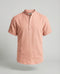 Men's Linen Short Sleeve Mandarin Collar Shirt