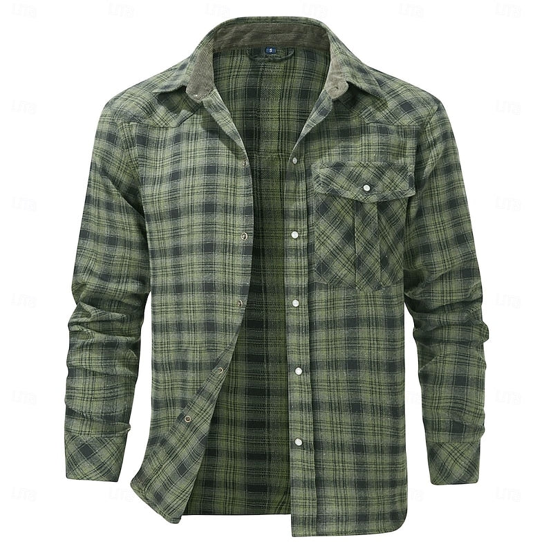Bellamy | Rugged Checked Overshirt - Image 7