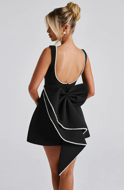 Elowyn – Back Bow Short Dress