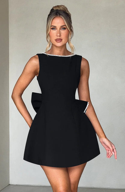 Elowyn – Back Bow Short Dress