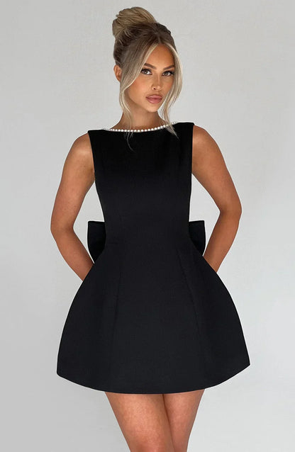 Elowyn – Back Bow Short Dress