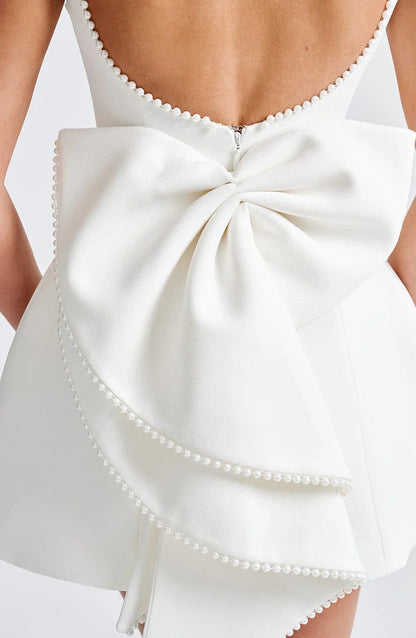 Elowyn – Back Bow Short Dress