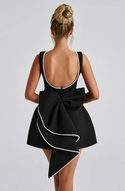 Elowyn – Back Bow Short Dress