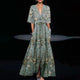 Sybelle – Green Floral Maxi Dress