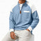 Long Sleeve Waffle Henley Shirt with Chest Pocket