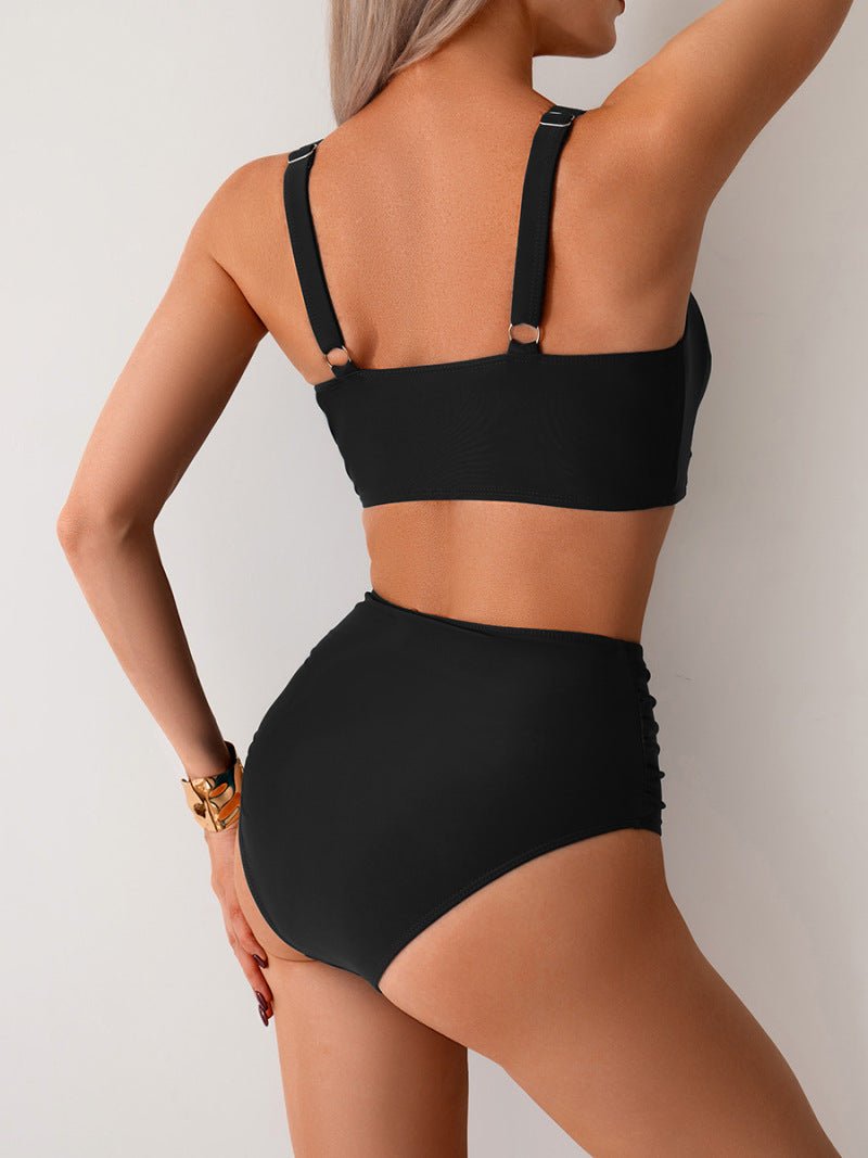 Women High Waisted Bikini Set Two Piece Tummy Control Swimsuit - Image 7