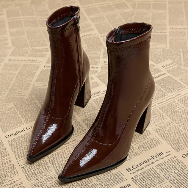 Calerra – Bottines à talons hauts pour femmes
