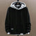 Kavren – Felpa con cappuccio oversize da uomo con cappuccio a contrasto