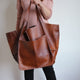 Marcella - Oversized Vintage Leather Shoulder Bag