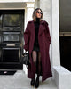 Marivelle – Long Wool Blend Trench Coat for Women