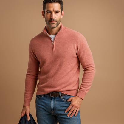 Elliot – Men’s Zip Sweater for Everyday Comfort and Style