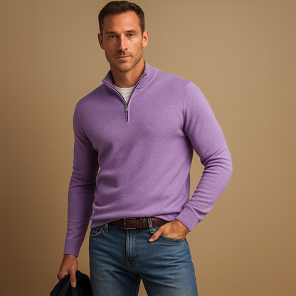 Elliot – Men’s Zip Sweater for Everyday Comfort and Style