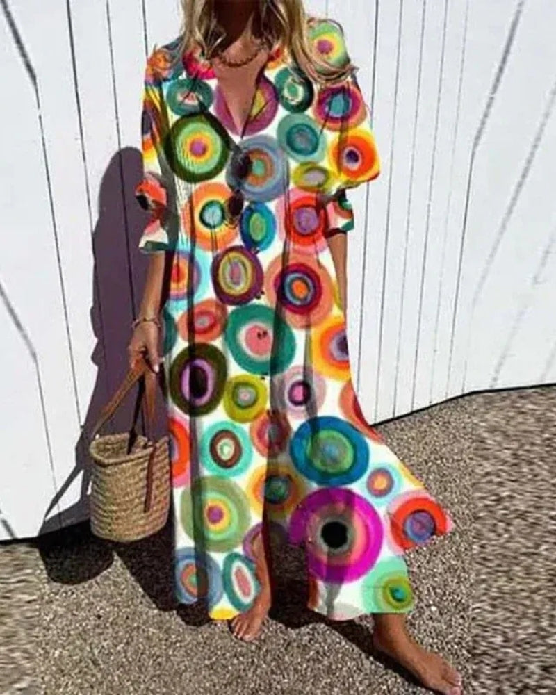 Maya - Kvinders Boheme Maxi Strandkjole