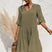 Orlena - Dame V-hals Strand Midi-kjole