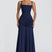 Women Elegant Long Evening Dress Formal Maxi Gown Criss Cross Back - Image 7