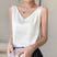 Women Silky Satin Tank Top Camisole Sleeveless - Image 2