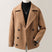 Men's Cropped Double-Breasted Trench Coat Wide Lapels - Image 7