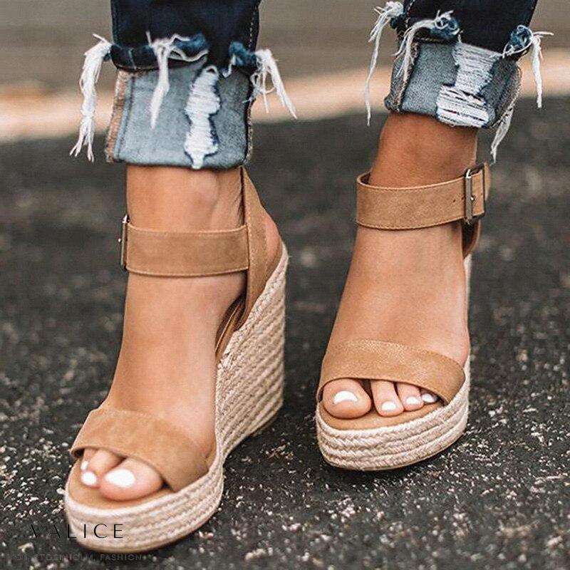 Women Orthopedic Wedge Heels Arch Support Comfortable