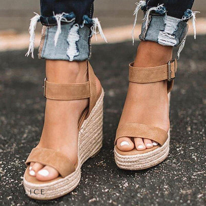 Women Orthopedic Wedge Heels Arch Support Comfortable