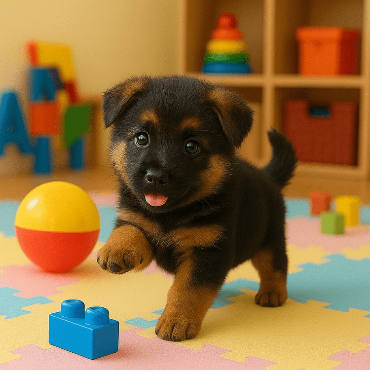 Realistic German Shepherd Electronic Robot Puppy Walking Barking - Image 5