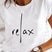 Solviera - T-shirt blanc à manches courtes imprimé pour femme