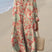 Women Vintage Floral Midi Wrap Dress Sleeveless Boho Summer