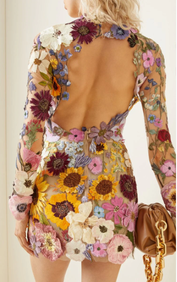 Leigh - Women 3D Floral Elegant Dress