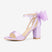Women's Block Heel Sandals Open Toe Ankle Strap Oversized Bow - Image 9