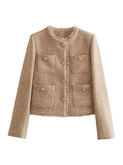 Elodie – Veste Bouclé pour Femme