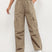 Rachelle – Pantalones casuales de mujer con cordón y bolsillos cargo
