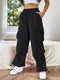 Rhuby – Women's Wide Leg Cargo Pocket Casual Pants