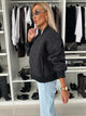 Isabryn – Quilted Zip Bomber Jacket Women